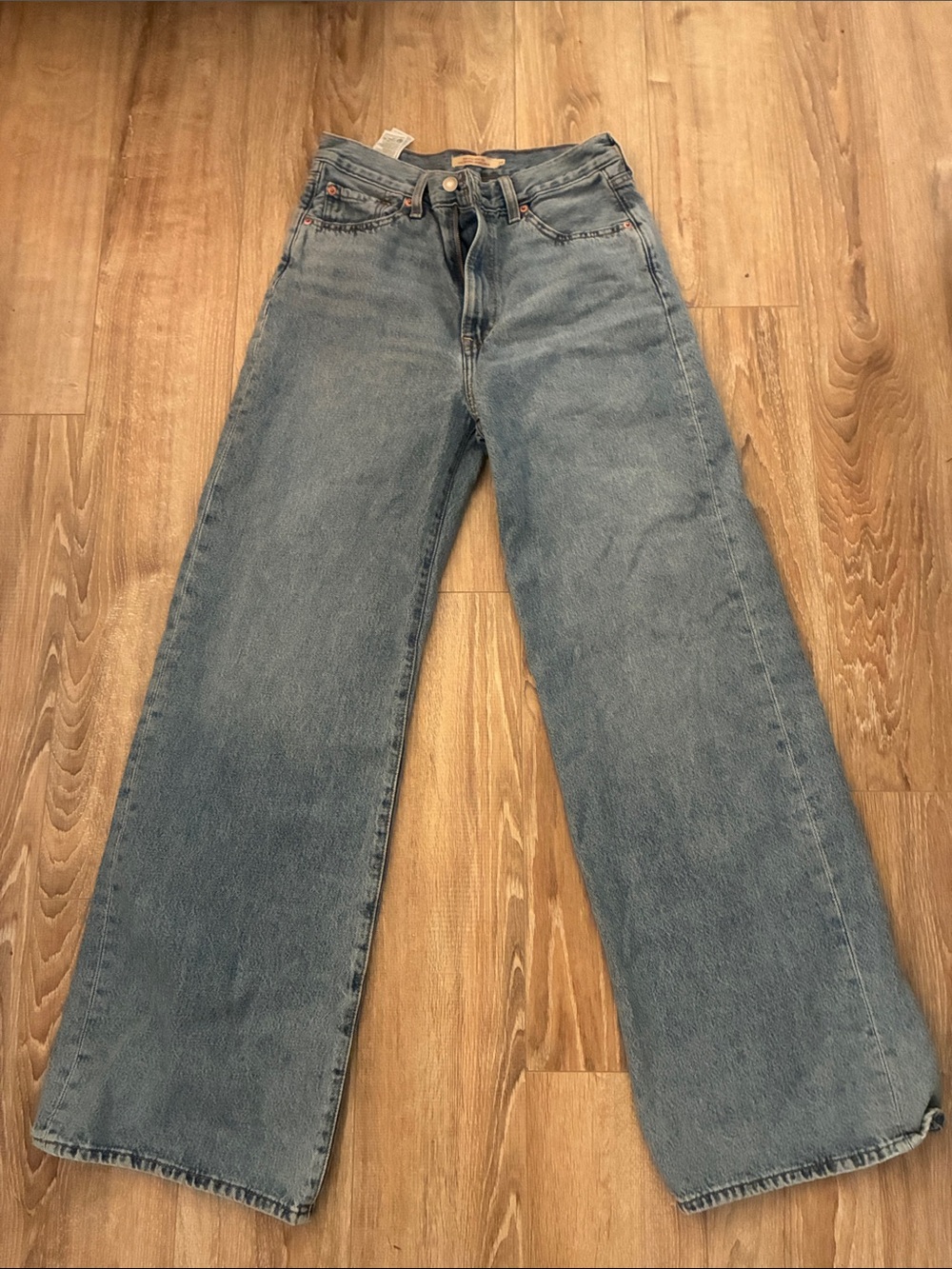 Levi's Wide Leg High-Rise Light Blue Denim Jeans